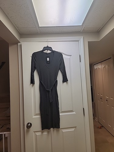 Charcoal gray neck - charcoal,